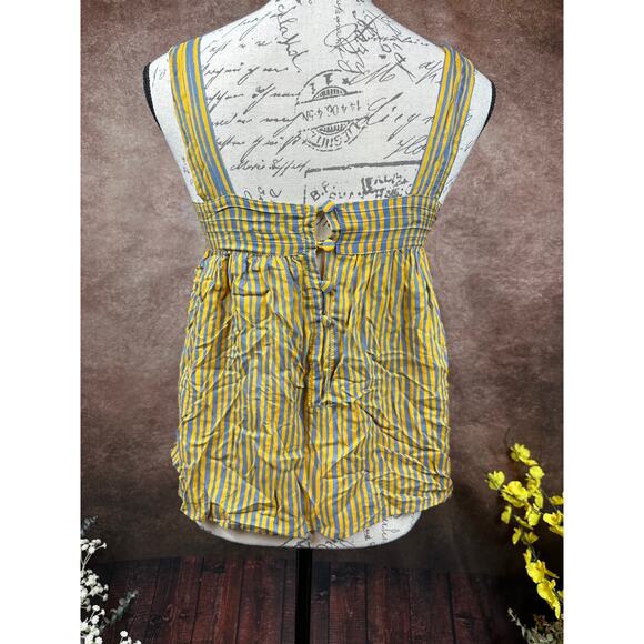 Natalie Martin Jasmine Top Painted Stripe Dandelion XS - Picture 5 of 15
